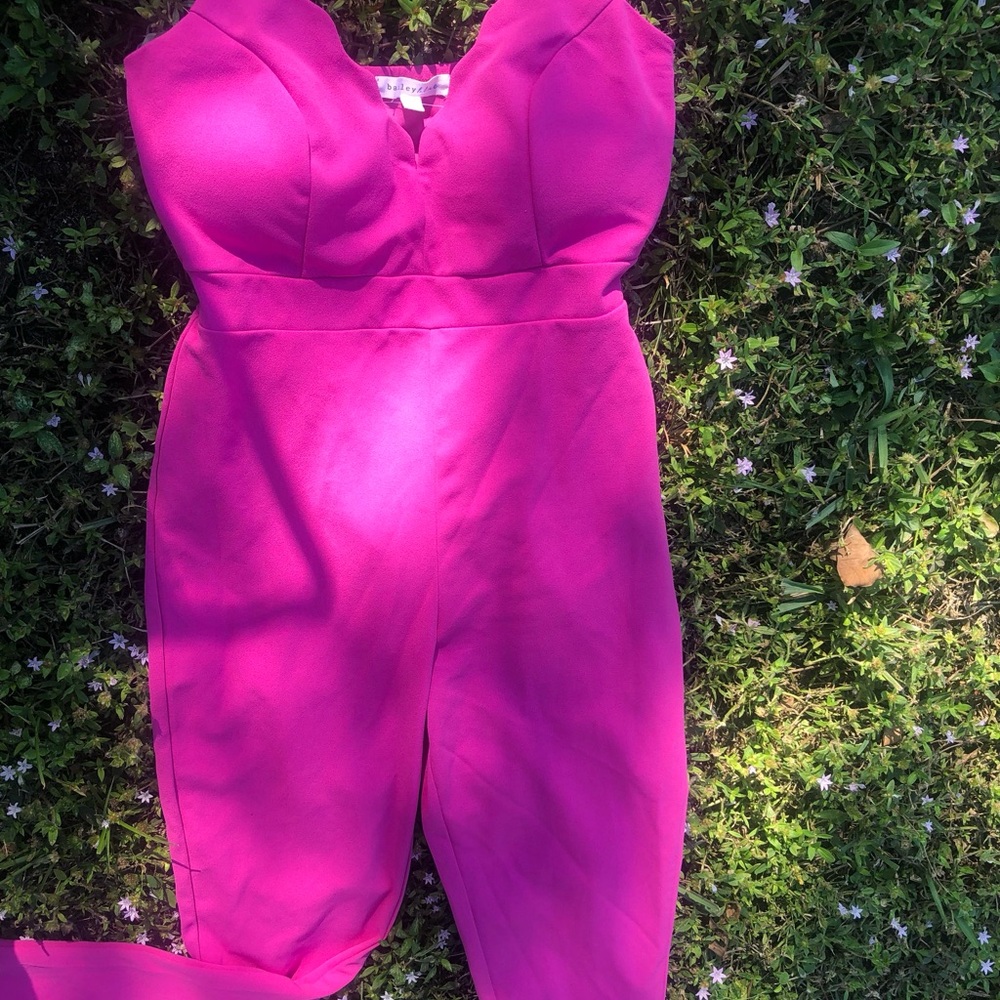 Vibrant Pink Strappy Dress